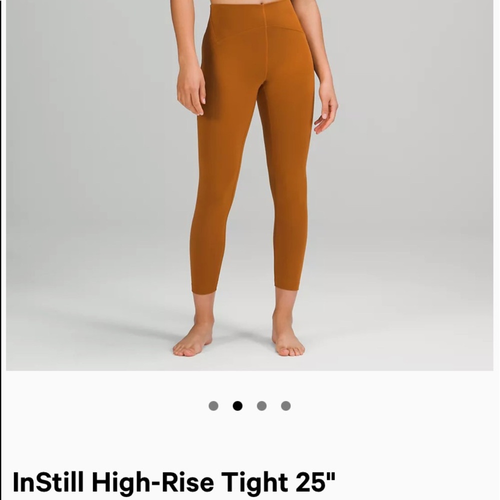 Lulu Butternut brown instills in size 8. Only worn twice. Like new condition!